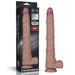 Lovetoy Dual Layered Bendable Silicone Cock XXL (16"), Flesh