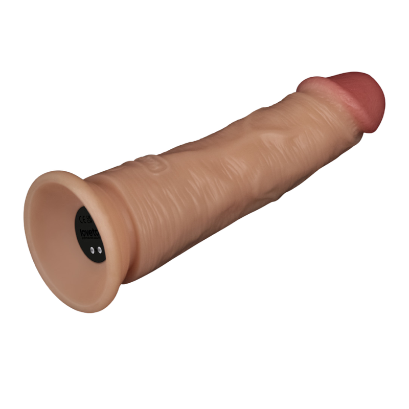 Lovetoy Vibrating USB Power Basics Cock, 7", Flesh
