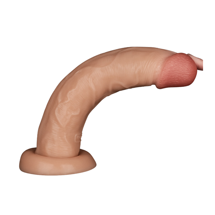 Lovetoy Vibrating USB Power Basics Cock, 10", Flesh