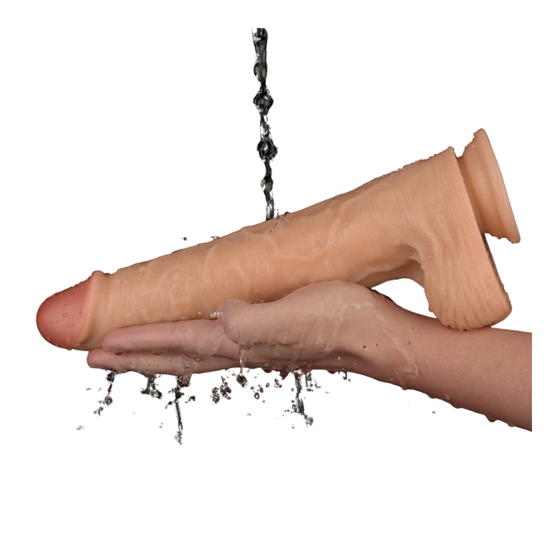 Lovetoy Vibrating USB Power Basics Cock, 11", Flesh