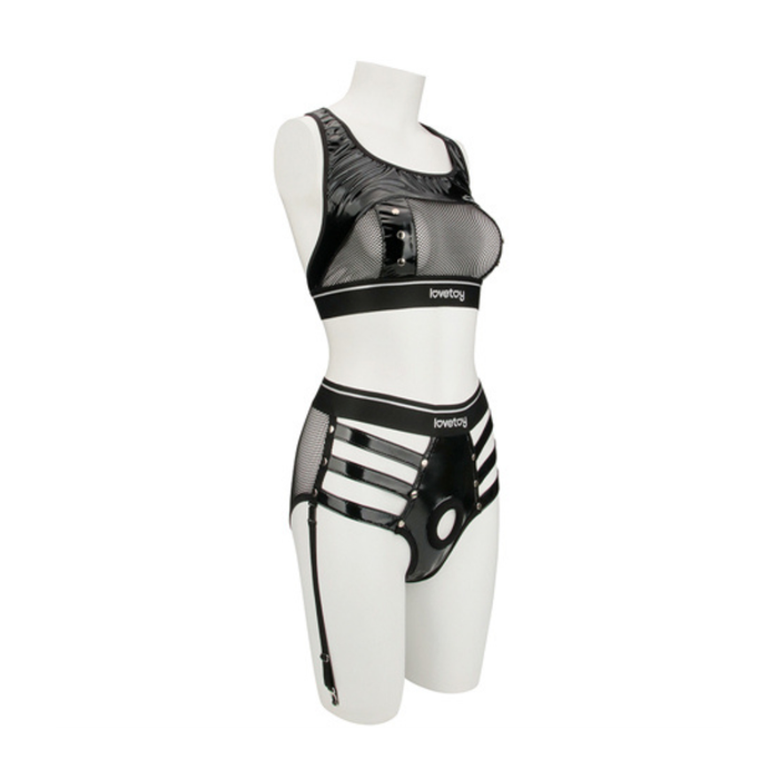 Lovetoy Rebellion Reign Iconic Harness Strap On Set, L/XL
