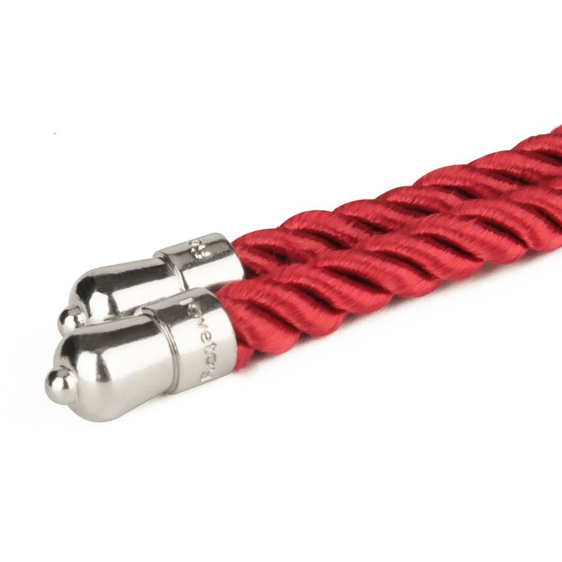 Lovetoy Rebellion Reign Crimson Silky Bondage Rope, 10m x 6mm, Red