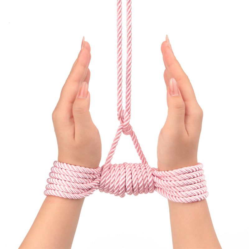 Lovetoy Rebellion Reign Rose Silky Bondage Rope, 10m, Pink