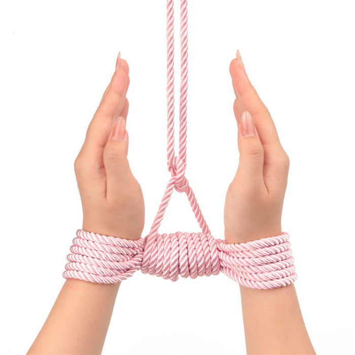 Lovetoy Rebellion Reign Rose Silky Bondage Rope, 10m, Pink