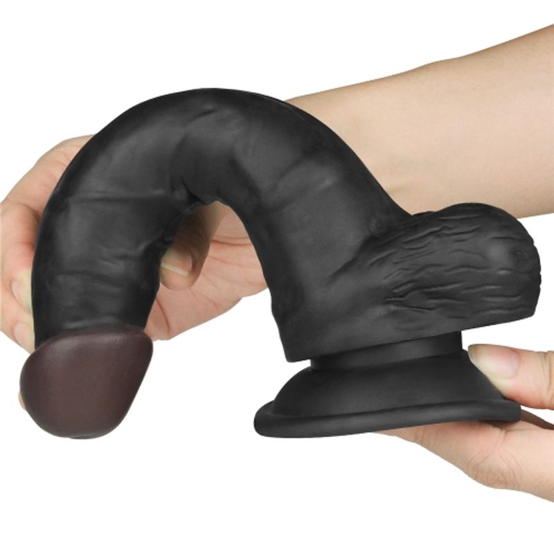 Lovetoy Easy Strap On Set, 7.5", Black