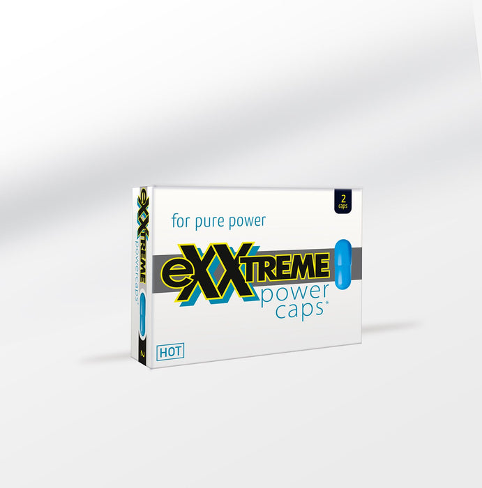 Hot Exxtreme Power Caps Supplements for Men, 2-pack
