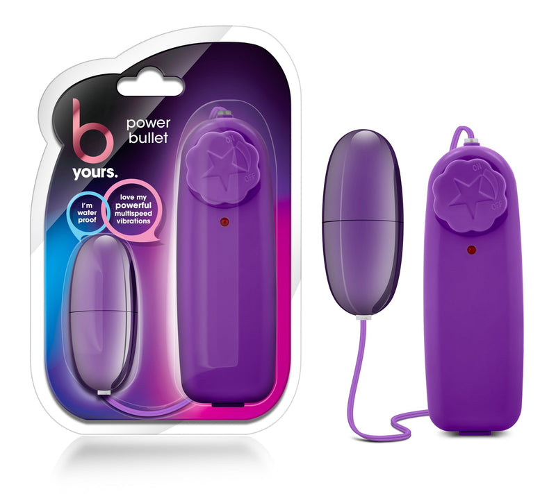 B Yours Power Bullet Vibrator, Red, Purple, Lime