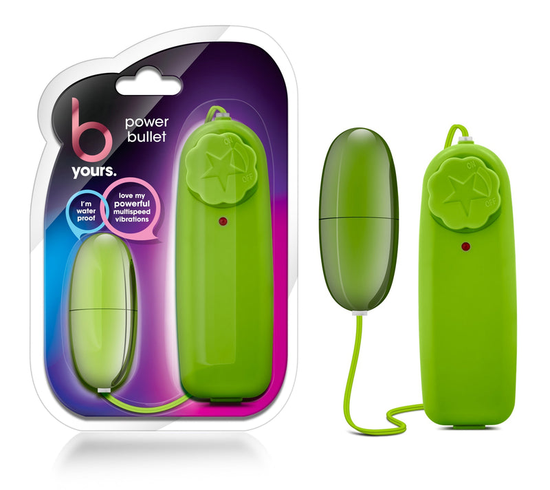 B Yours Power Bullet Vibrator, Red, Purple, Lime