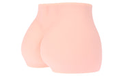 Angled rear view of Cherry Real Hip torso masturbator.
