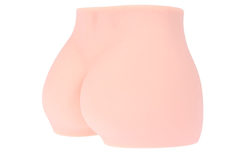 Angled rear view of Cherry Real Hip torso masturbator.