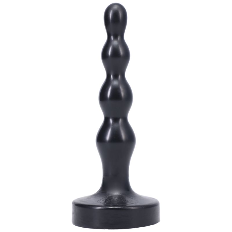 Tantus Ripple Butt Plug, Small, Onyx