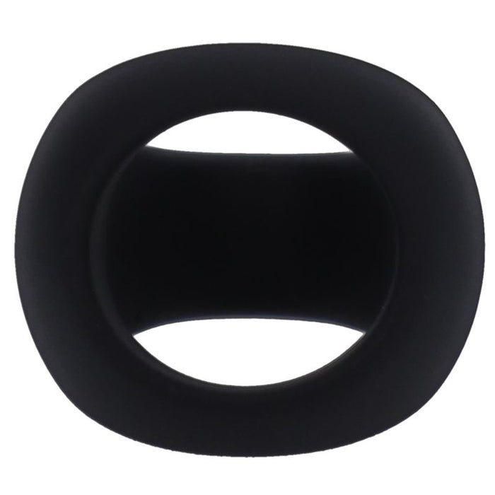 Tantus Stirrup Silicone Cock Ring, 35mm, Onyx