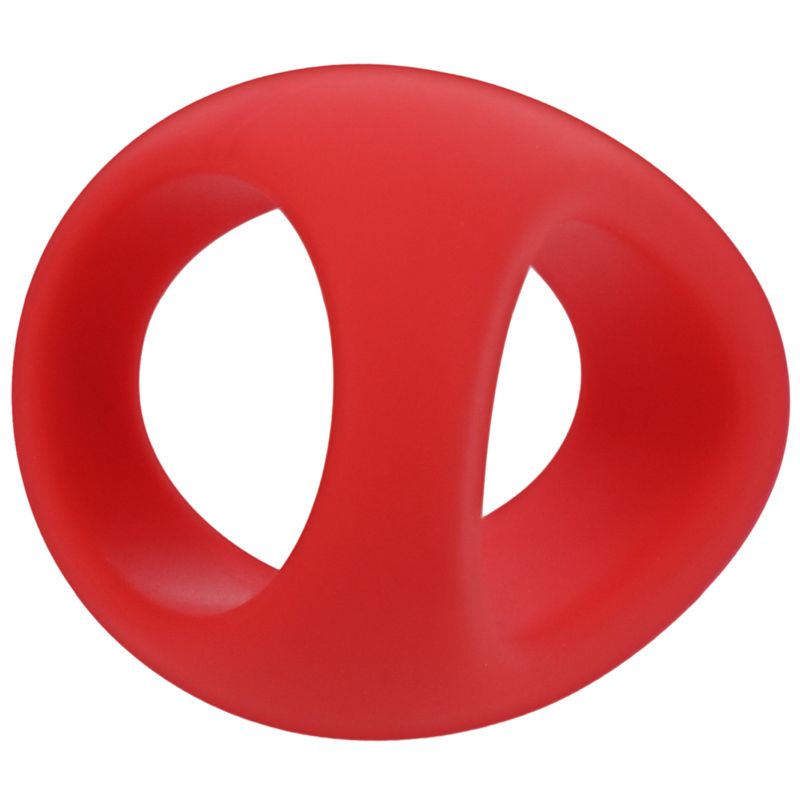 Tantus Stirrup Silicone Cock Ring, 35mm, Crimson