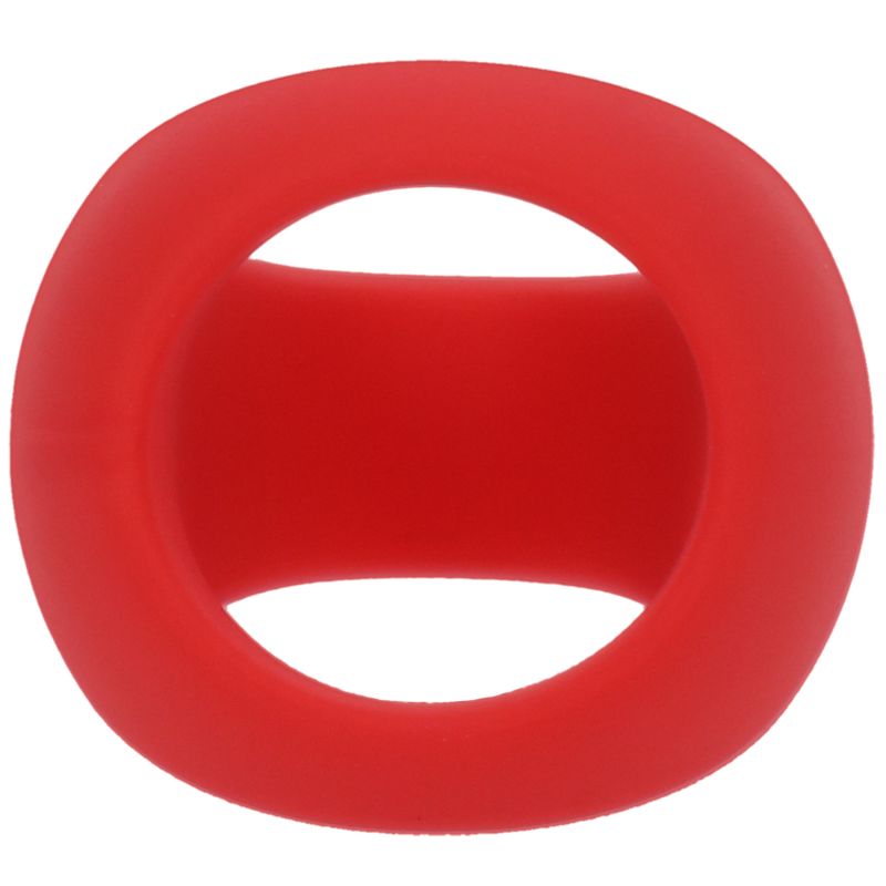 Tantus Stirrup Silicone Cock Ring, 35mm, Crimson