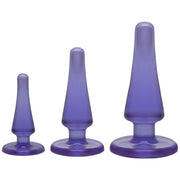 Doc Johnson Crystal Jellies Anal Initiation Kit, Purple