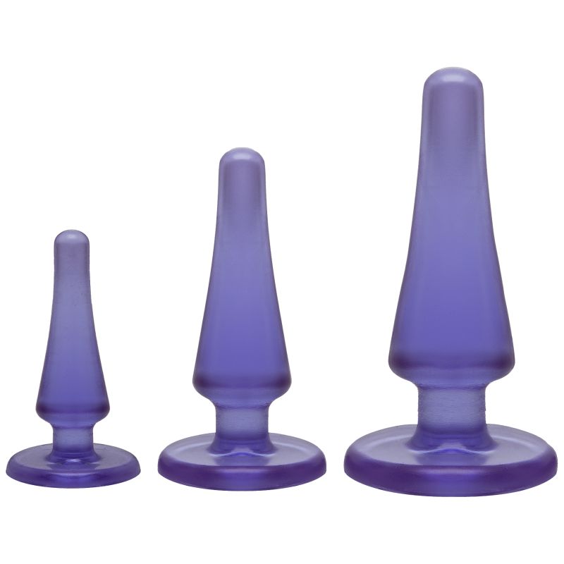 Doc Johnson Crystal Jellies Anal Initiation Kit, Purple