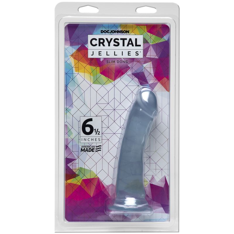Crystal Jellies Slim Dong,  6.5"/16.5cm, Clear