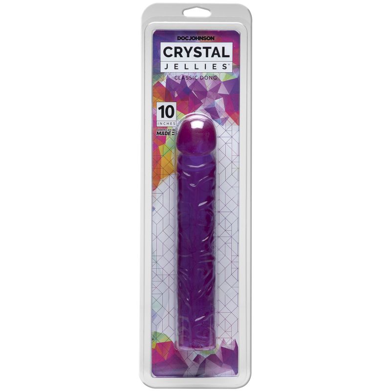 Doc Johnson 10"/25cm Classic Dong Purple