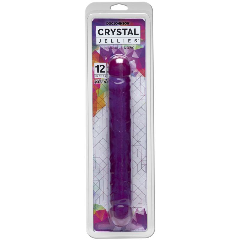 Doc Johnson 12"/30cm Jr. Double Dong, Purple