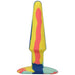 A-Play Groovy Silicone Anal Plug 5"/13cm, Sunrise