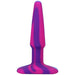 A-Play Groovy Silicone Anal Plug 4"/10cm, Berry