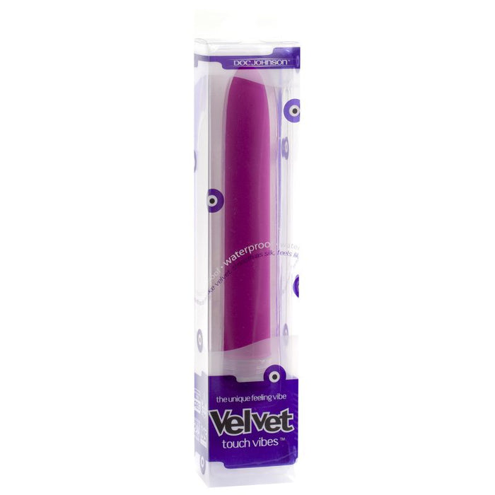 Doc Johnson Velvet Touch Vibrator, Magenta