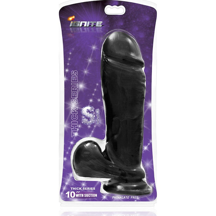 Ignite Thick Cock w/ Balls and Suction 10in