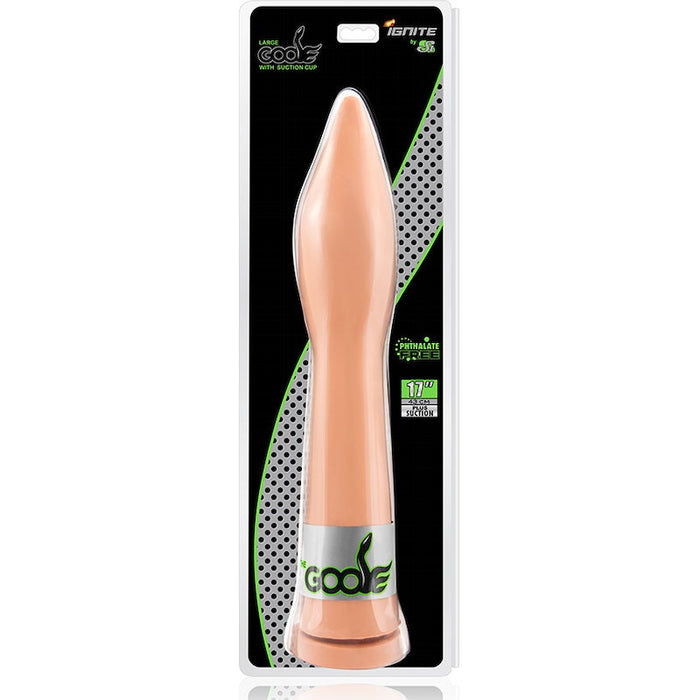 Ignite Goose Large Dildo  w/ Suction Flesh 17"/43cm