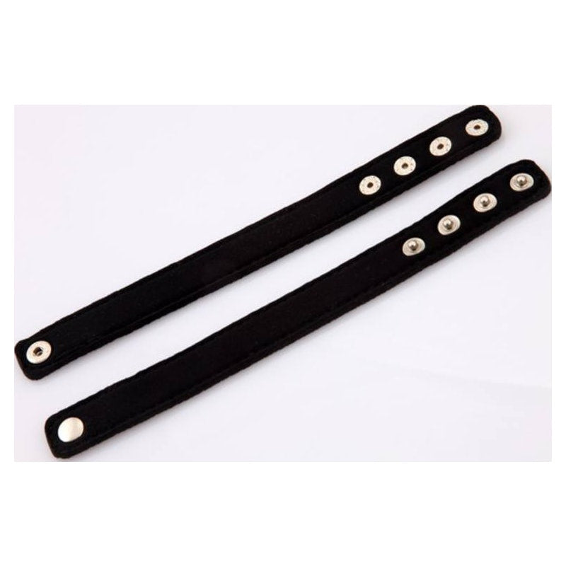 Perfect Fit Neoprene Snap Cockrings, Black
