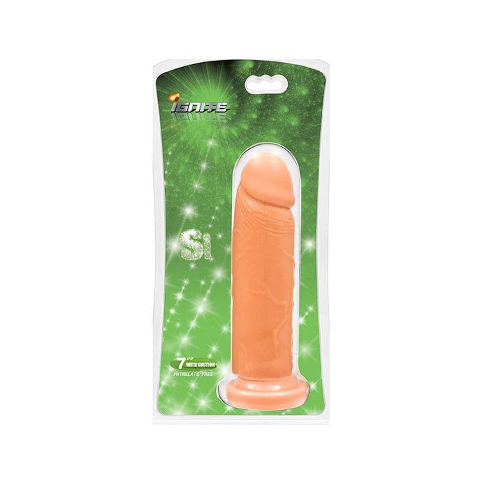 Ignite Cock Dildo w/ Suction 7in (18cm)