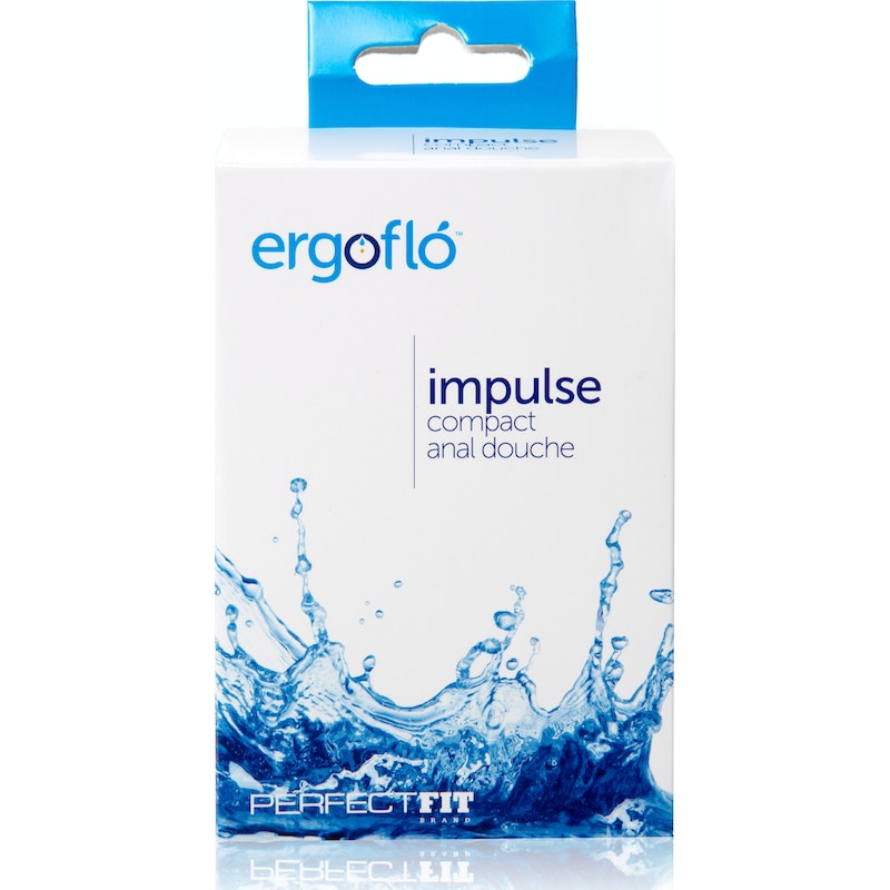 Perfect Fit Ergoflo Impulse Anal Douche, Black