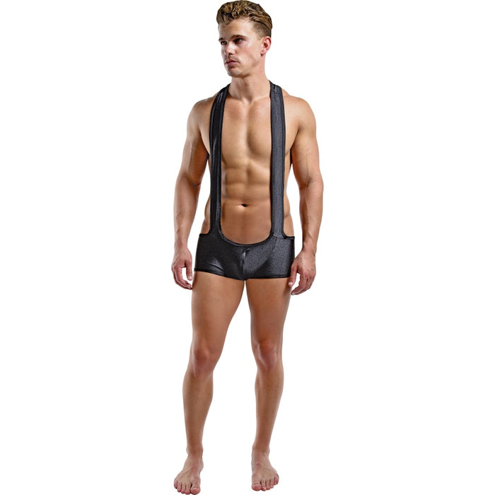 Male Power Sling Short, BLack, S/M, L/XL