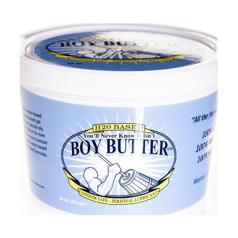 Boy Butter H2O Water-Based Cream Lubricant, 454g