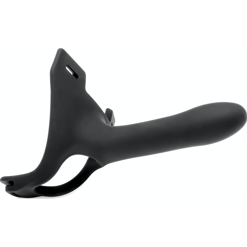 PerfectFit Zoro 5.5in (14cm) One-piece Strapon, Black/Clear/Purple