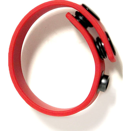 Boneyard Silicone Cock Strap red adjustable ring.