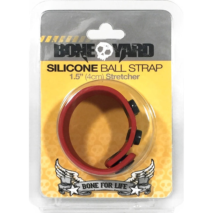 Boneyard 1.5in Silicone Ball Strap - 3 Snap