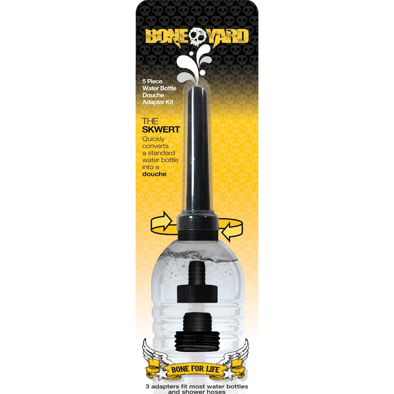 Boneyard Skwert 5 Pc Douche Kit, Clamshell, Black