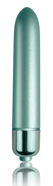 Rocks Off RO-90 Touch of Velvet Bullet Vibrator, Aqua