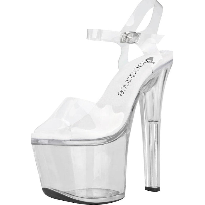 Clear Platform Sandal With Quick Release Strap 7in Heel Size 7