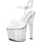 Clear Platform Sandal With Quick Release Strap 7in Heel Size 9
