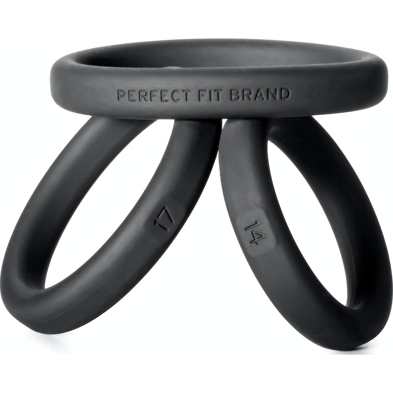 PerfectFit Xact-Fit Silicone Rings Mixed 3 Ring Kit
