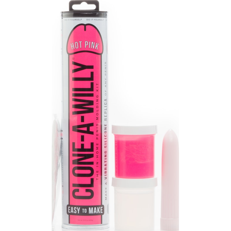 Clone a Willy Casting Kit, Hot Pink/Black/Flesh