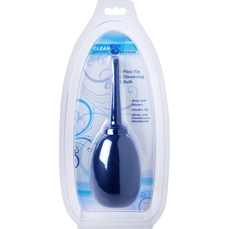 CleanStream Flex Tip Cleansing Enema Bulb, Blue