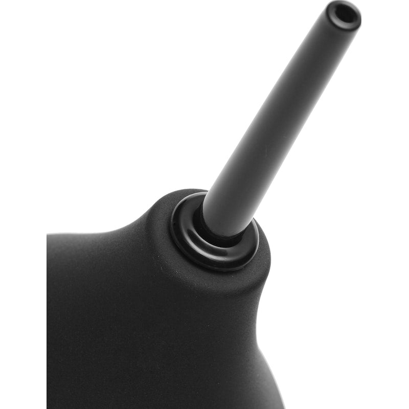 CleanStream Thin Tip Silicone Enema Bulb, Black