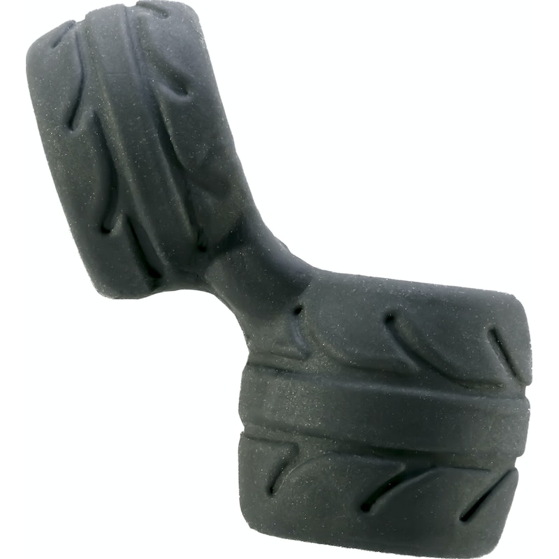 PerfectFit SilaSkin Cock And Ball Cock Ring + Ball Stretcher, Black/Clear/Green