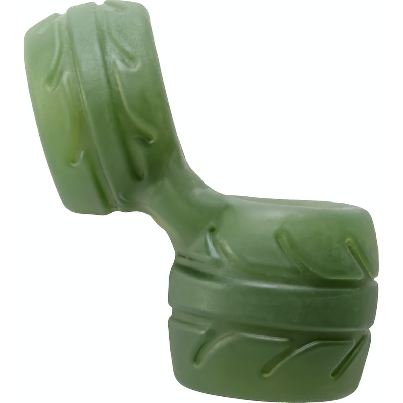 PerfectFit SilaSkin Cock And Ball Cock Ring + Ball Stretcher, Black/Clear/Green
