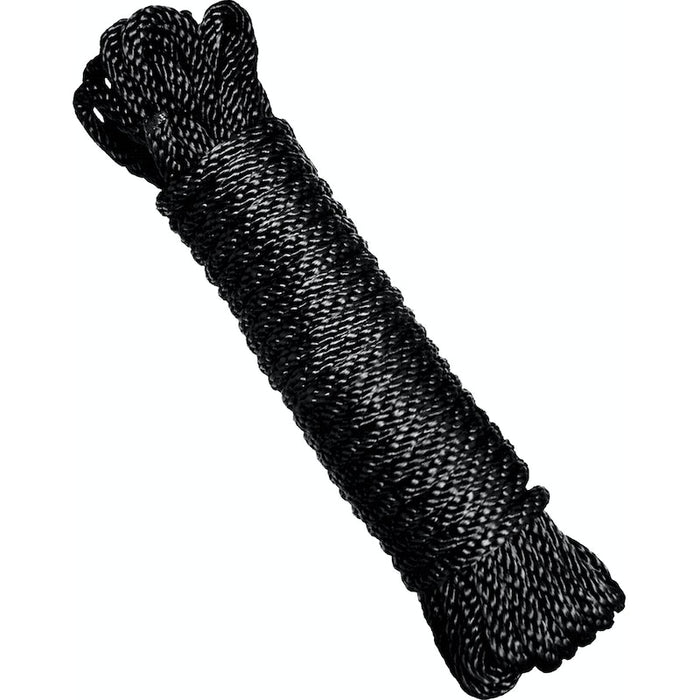 Strict 30ft (8m) Nylon Bondage Rope, Black