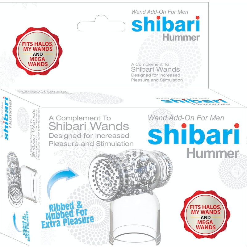 Shibari Hummer Wand Attachment, Clear