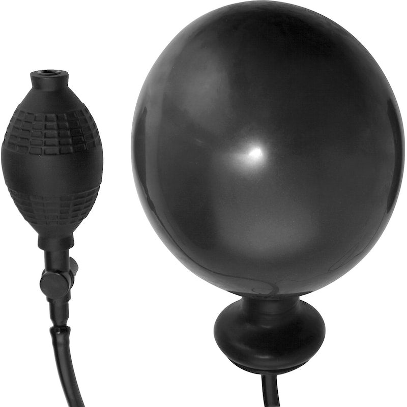 Master Series Expander Inflatable Anal Plug, Black
