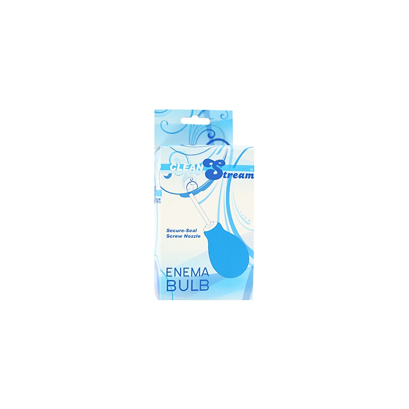 CleanStream Enema Bulb, 4.25"x9.5", Blue